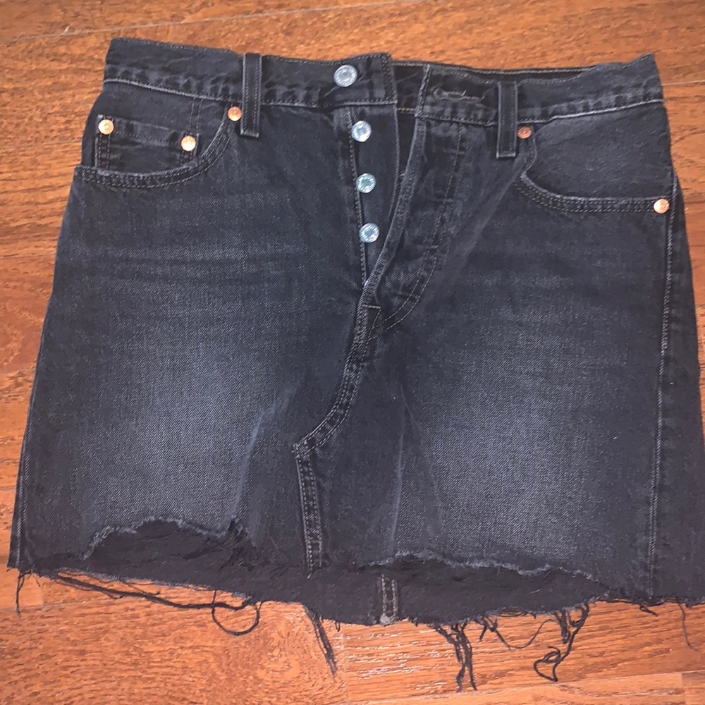 Levi Black Jean Skirt - Size 26. Great Condition!